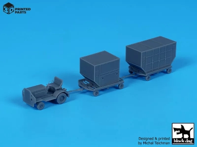 Airport Tow Truck + Containers - zdjęcie 3