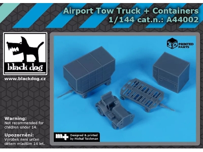 Airport Tow Truck + Containers - zdjęcie 1