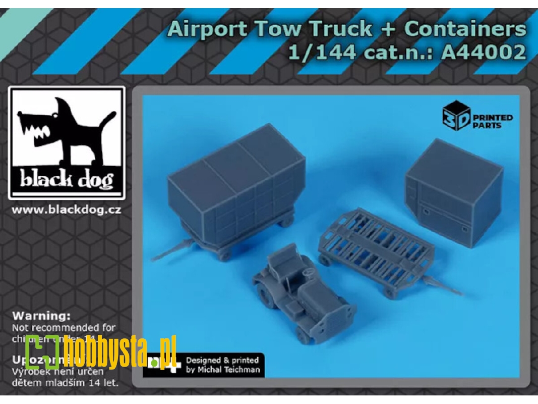 Airport Tow Truck + Containers - zdjęcie 1 Airport Tow Truck + Containers - zdjęcie 1