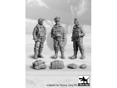 Usaaf Bomber Aircraft Crew (3 Figures) - zdjęcie 2