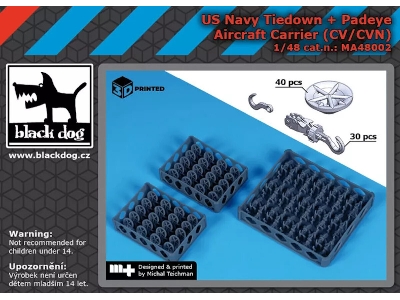 Us Navy Tiedown + Padaye (Cv/Cvn) - zdjęcie 1