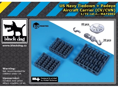Us Navy Tiedown + Padaye (Cv/Cvn) - zdjęcie 1