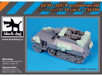 Sd.Kfz 250/8 Accessories Set For Dragon - zdjęcie 1