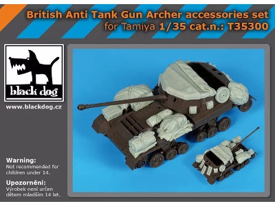 British Anti Tankgun Archer Accessories Set For Tamiya - zdjęcie 1