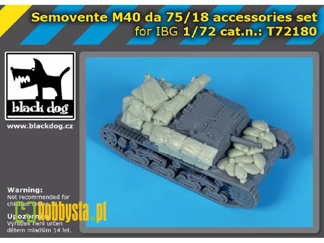 Semovente M 40 Da 75/18 Accessories Set For Ibg - zdjęcie 1 Semovente M 40 Da 75/18 Accessories Set For Ibg - zdjęcie 1