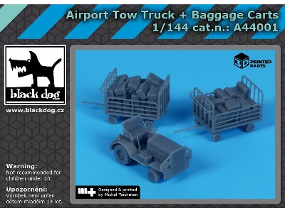 Airport Tow Truck + Baggage Carts - zdjęcie 1