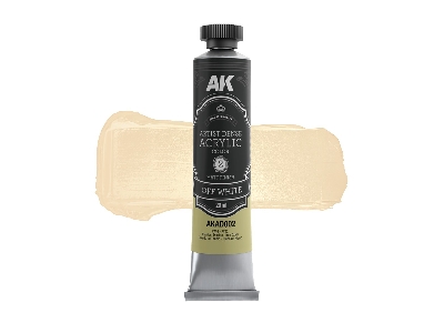 Ak Ad002 Off White - Artistic Dense Acrylic - zdjęcie 1