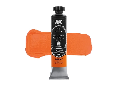 Ak Ad007 Orange - Artistic Dense Acrylic - zdjęcie 1