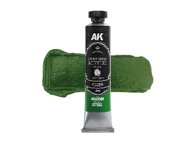 Ak Ad008 Green - Artistic Dense Acrylic - zdjęcie 1