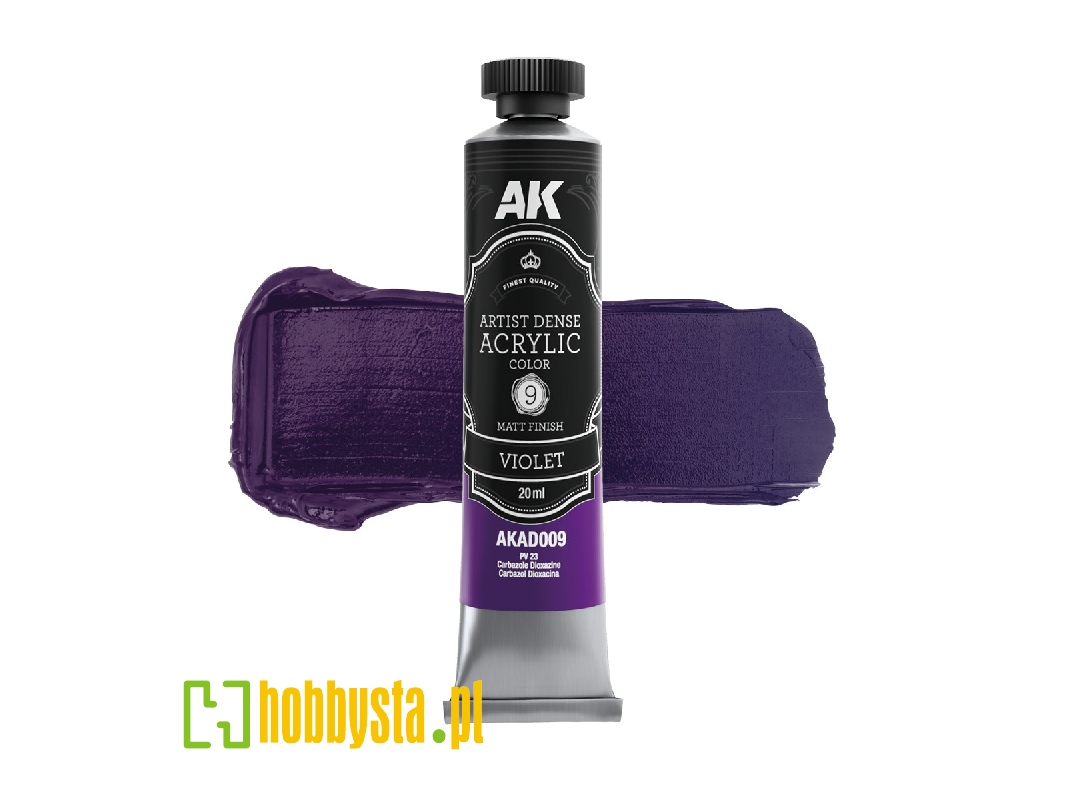 Ak Ad009 Violet - Artistic Dense Acrylic - zdjęcie 1 Ak Ad009 Violet - Artistic Dense Acrylic - zdjęcie 1