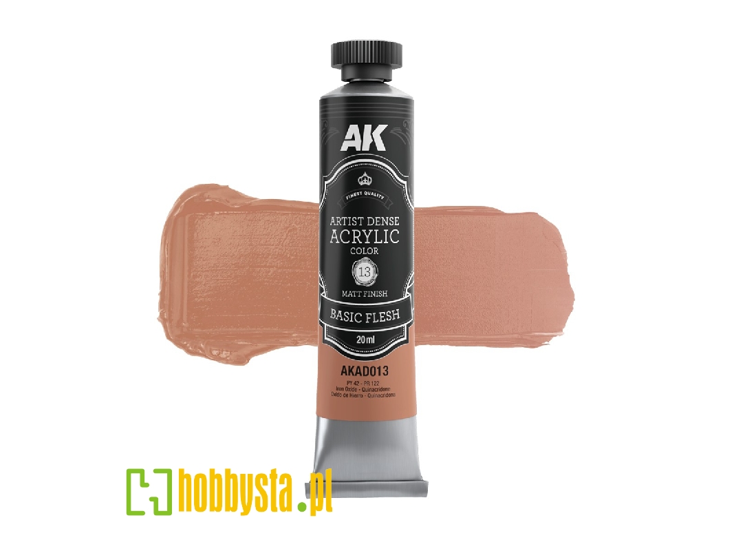 Ak Ad013 Basic Flesh - Artistic Dense Acrylic - zdjęcie 1 Ak Ad013 Basic Flesh - Artistic Dense Acrylic - zdjęcie 1