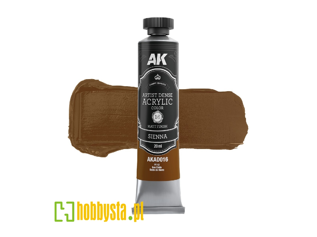 Ak Ad016 Sienna - Artistic Dense Acrylic - zdjęcie 1 Ak Ad016 Sienna - Artistic Dense Acrylic - zdjęcie 1