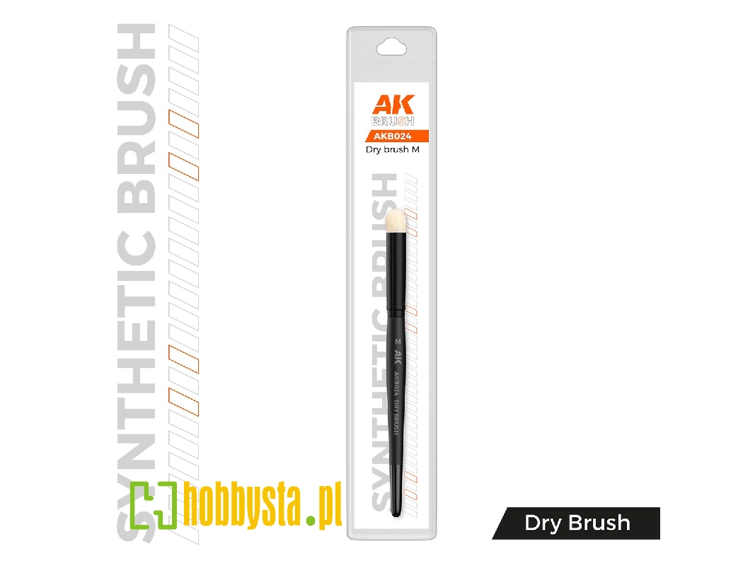 Ak Synthetic Brush - Dry Brush - M - zdjęcie 1 Ak Synthetic Brush - Dry Brush - M - zdjęcie 1