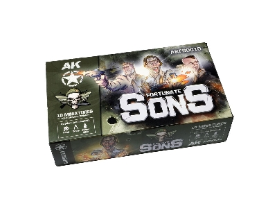 Fortunate Sons - 101st Airborne Division (10 Miniatures) - zdjęcie 1