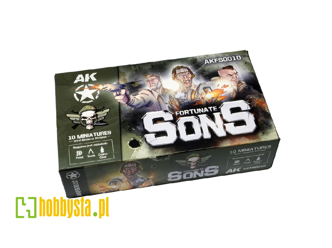 Fortunate Sons - 101st Airborne Division (10 Miniatures) - zdjęcie 1 Fortunate Sons - 101st Airborne Division (10 Miniatures) - zdjęcie 1