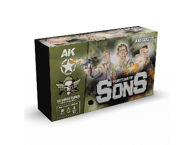 Fortunate Sons - 101st Airborne Division (10 Miniatures) - zdjęcie 2