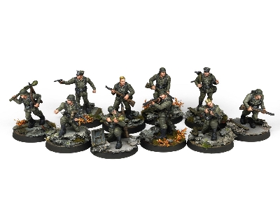 Fortunate Sons - Panzergrenadier Division (10 Miniatures) - zdjęcie 3