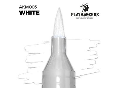 Ak M003 White - Playmarker - zdjęcie 1