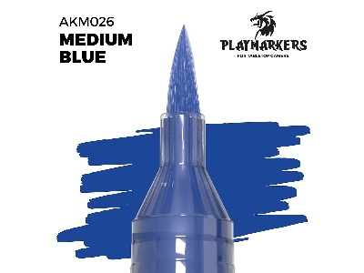 Ak M026 Medium Blue - Playmarker - zdjęcie 1