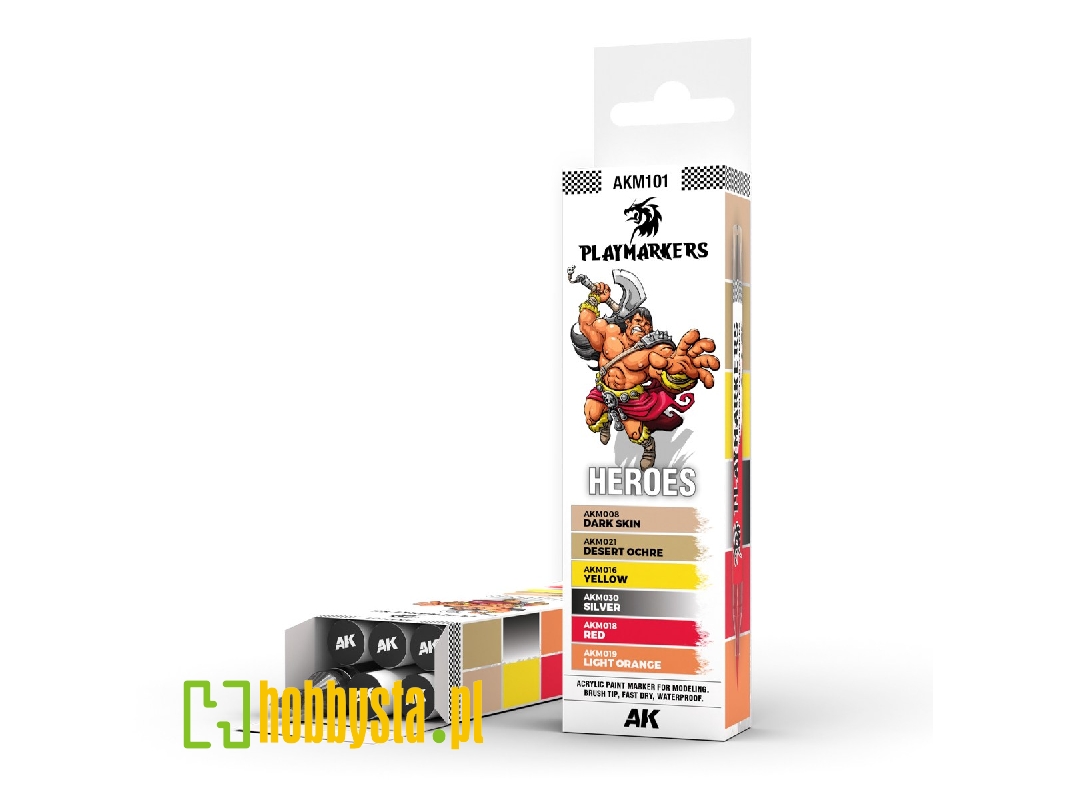 Ak M101 Heroes - Playmarker Set - zdjęcie 1 Ak M101 Heroes - Playmarker Set - zdjęcie 1