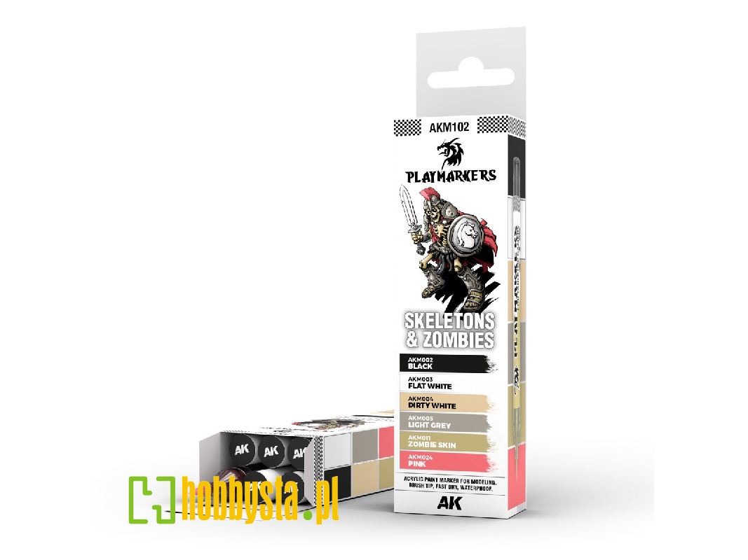 Ak M102 Skeletons & Zombies - Playmarker Set - zdjęcie 1 Ak M102 Skeletons & Zombies - Playmarker Set - zdjęcie 1