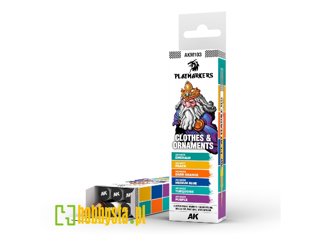 Ak M103 Clothes & Ornaments - Playmarker Set - zdjęcie 1 Ak M103 Clothes & Ornaments - Playmarker Set - zdjęcie 1