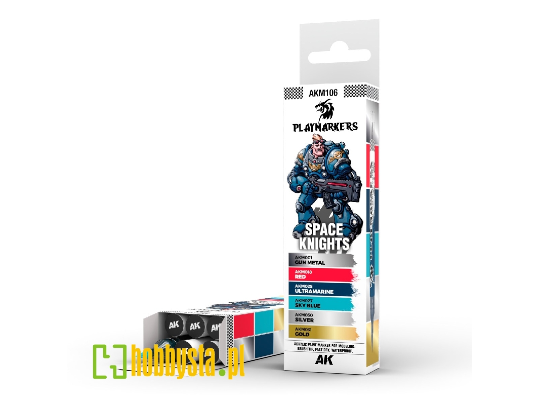 Ak M106 Space Knights - Playmarker Set - zdjęcie 1 Ak M106 Space Knights - Playmarker Set - zdjęcie 1
