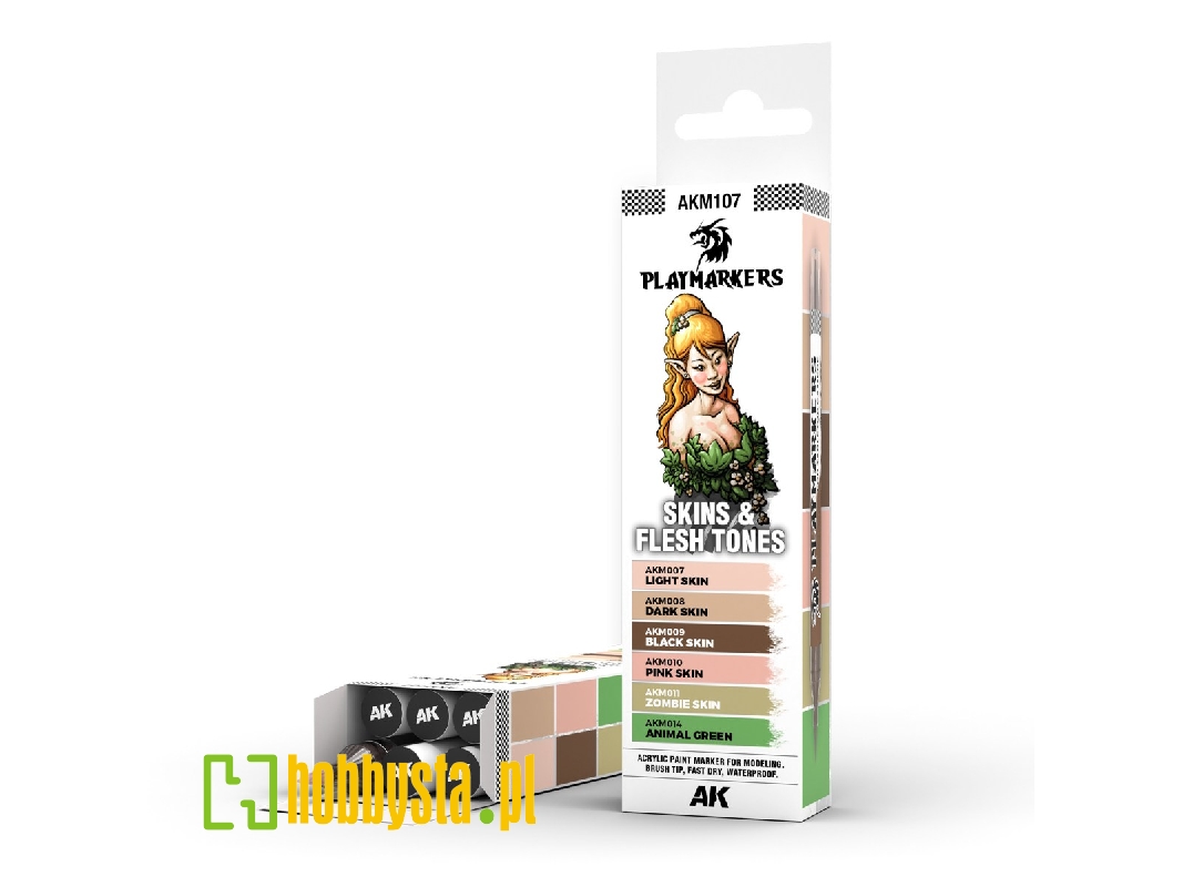 Ak M107 Skins & Flesh Tones - Playmarker Set - zdjęcie 1 Ak M107 Skins & Flesh Tones - Playmarker Set - zdjęcie 1
