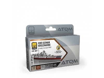 Atom-20601 German Kriegsmarine Wwii Set - zdjęcie 1