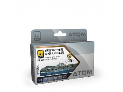 Atom-20603 Wwii Us Navy Ships Camouflage Colors Set - zdjęcie 1