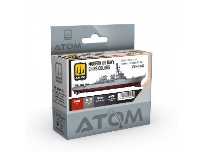 Atom-20604 Modern Us Navy Ships Colors Set - zdjęcie 1