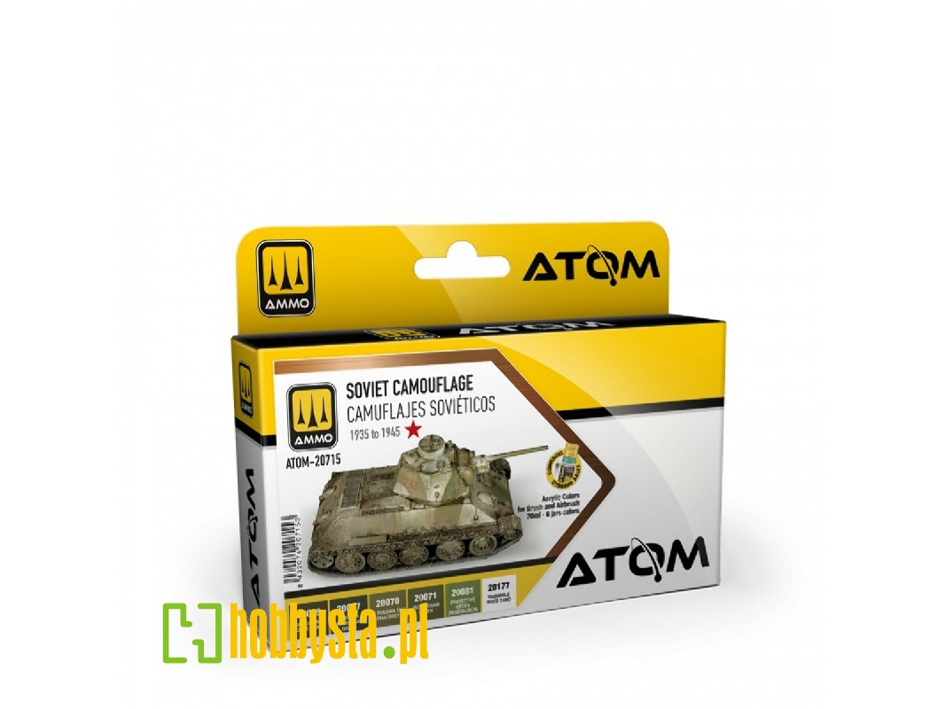 Atom-20715 1935-1945 Soviet Camouflage Colors Set - zdjęcie 1