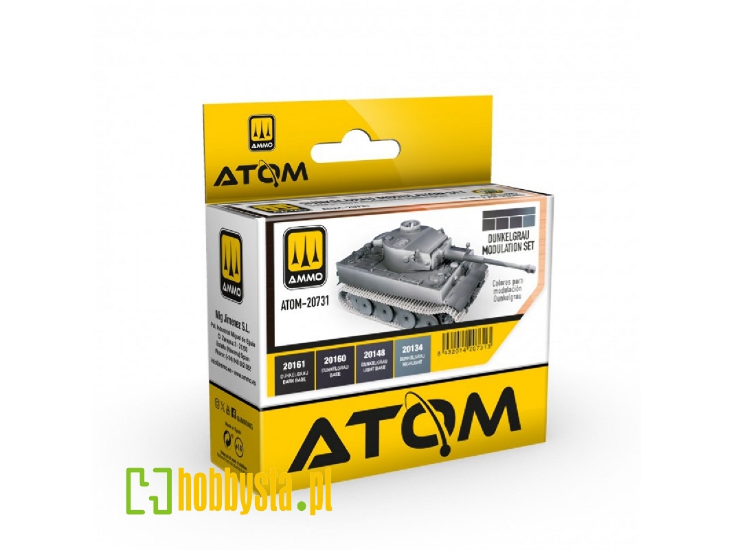 Atom-20731 Dunkelgrau Modulation Set - zdjęcie 1 Atom-20731 Dunkelgrau Modulation Set - zdjęcie 1