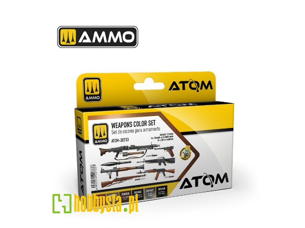 Atom-20733 Weapons Color Set - zdjęcie 1 Atom-20733 Weapons Color Set - zdjęcie 1