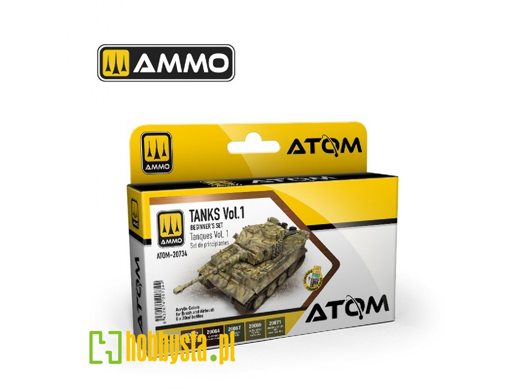 Atom-20734 Beginners Set - Tanks Vol. 1 - zdjęcie 1 Atom-20734 Beginners Set - Tanks Vol. 1 - zdjęcie 1