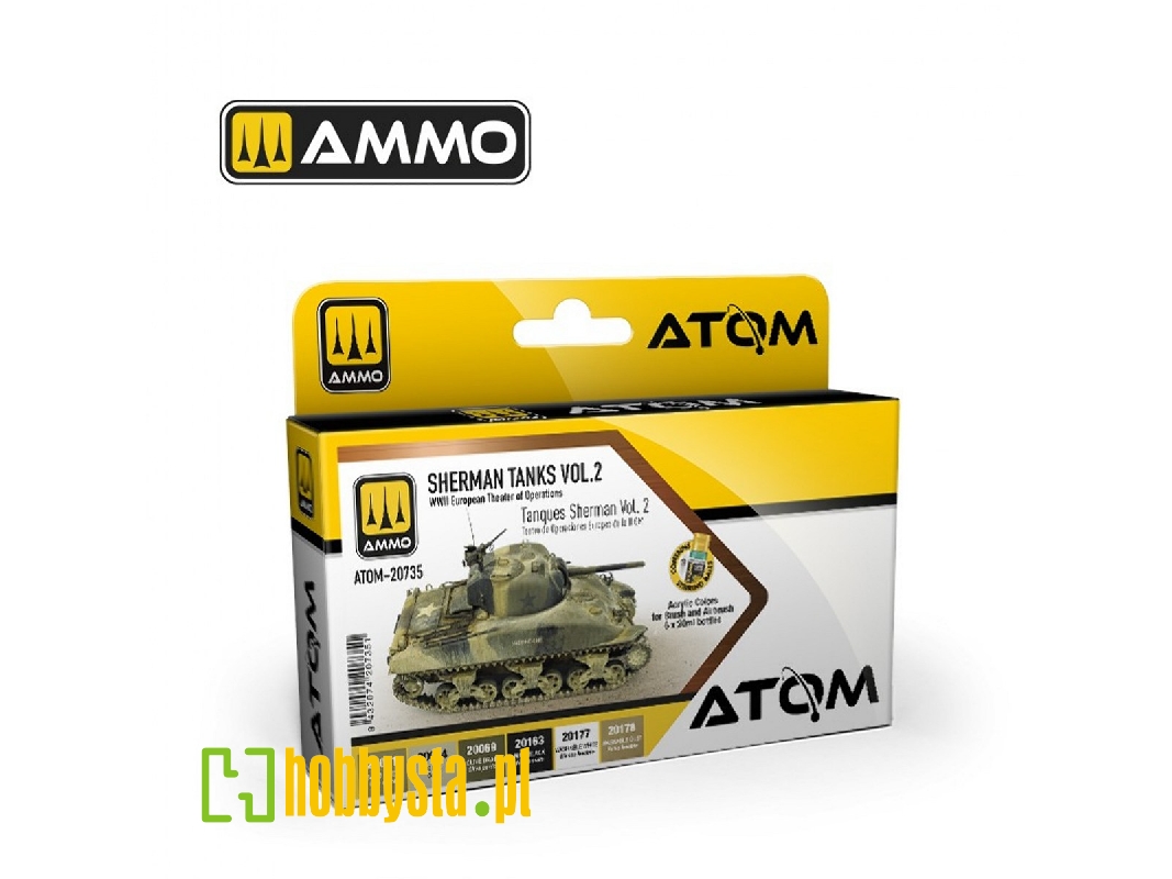 Atom-20735 Sherman Tanks Vol. 2 (Wwii European Theater Of Operations) - zdjęcie 1 Atom-20735 Sherman Tanks Vol. 2 (Wwii European Theater Of Operations) - zdjęcie 1
