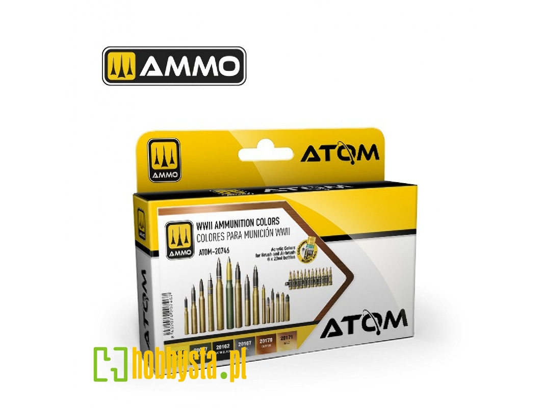 Atom-20746 Wwii Ammunition Colors - zdjęcie 1 Atom-20746 Wwii Ammunition Colors - zdjęcie 1