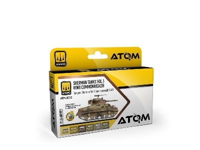Atom-20752 Sherman Tanks Vol 1 Wwii Commonwealth Set - zdjęcie 1