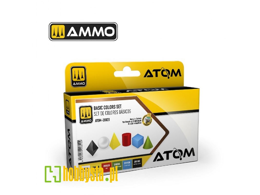 Atom-20820 Basic Colors Set - zdjęcie 1 Atom-20820 Basic Colors Set - zdjęcie 1