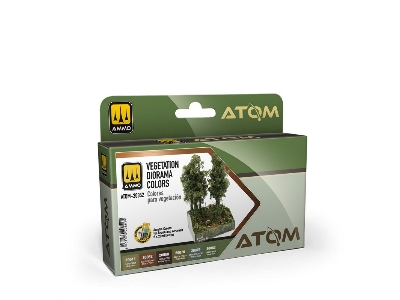 Atom-20852 Vegetation Diorama Colors Set - zdjęcie 1