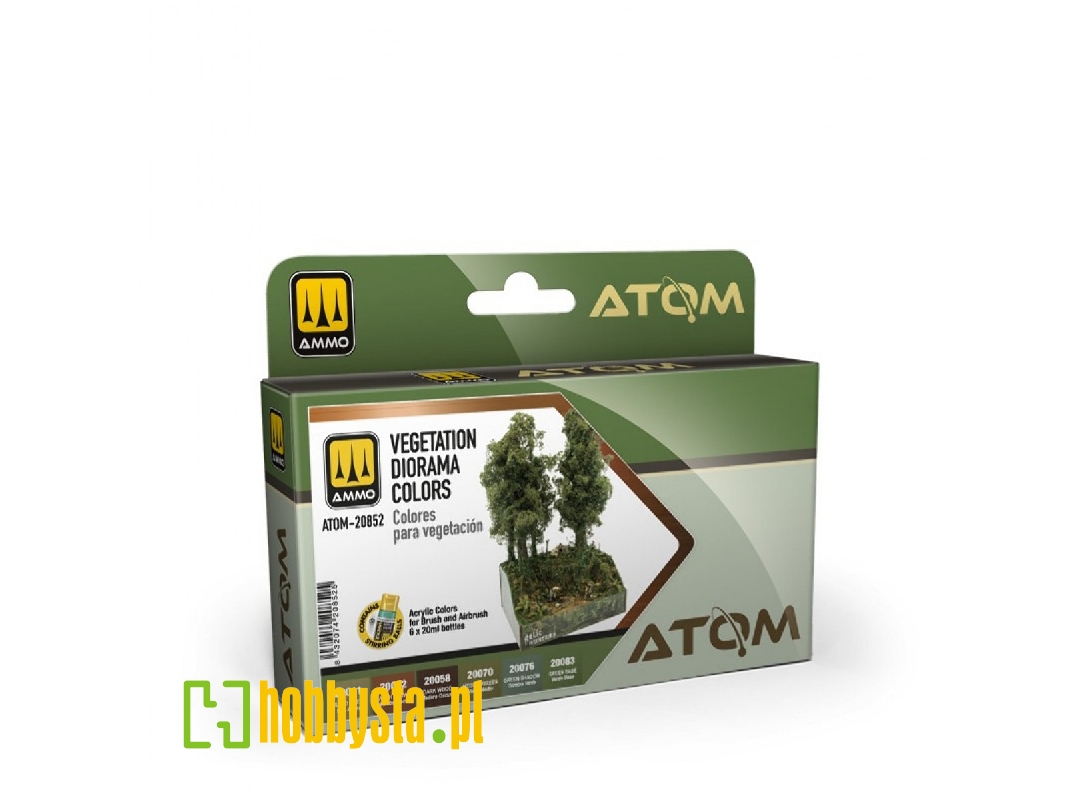Atom-20852 Vegetation Diorama Colors Set - zdjęcie 1 Atom-20852 Vegetation Diorama Colors Set - zdjęcie 1