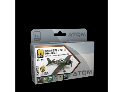 Atom-20928 Wwii Imperial Japanese Navy Aircraft Set - zdjęcie 1