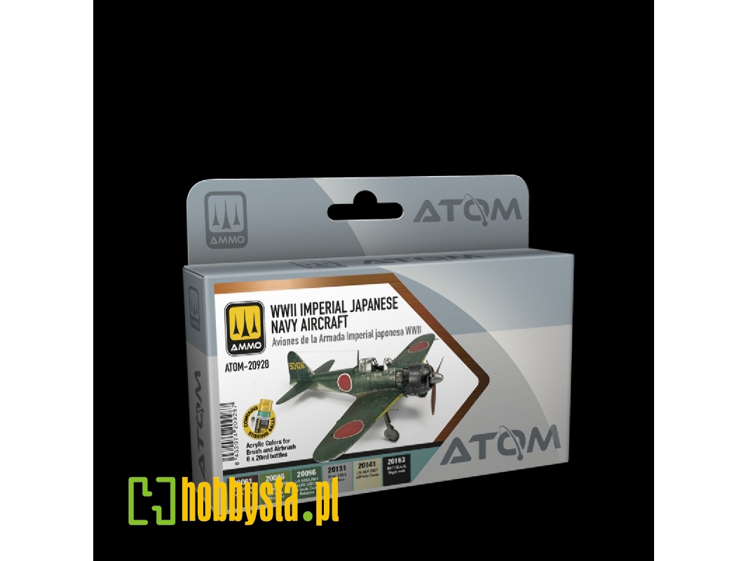 Atom-20928 Wwii Imperial Japanese Navy Aircraft Set - zdjęcie 1 Atom-20928 Wwii Imperial Japanese Navy Aircraft Set - zdjęcie 1
