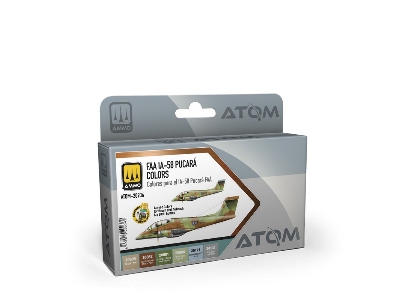Atom-20936 Faa Ia-58 Pucará Colors Set - zdjęcie 1