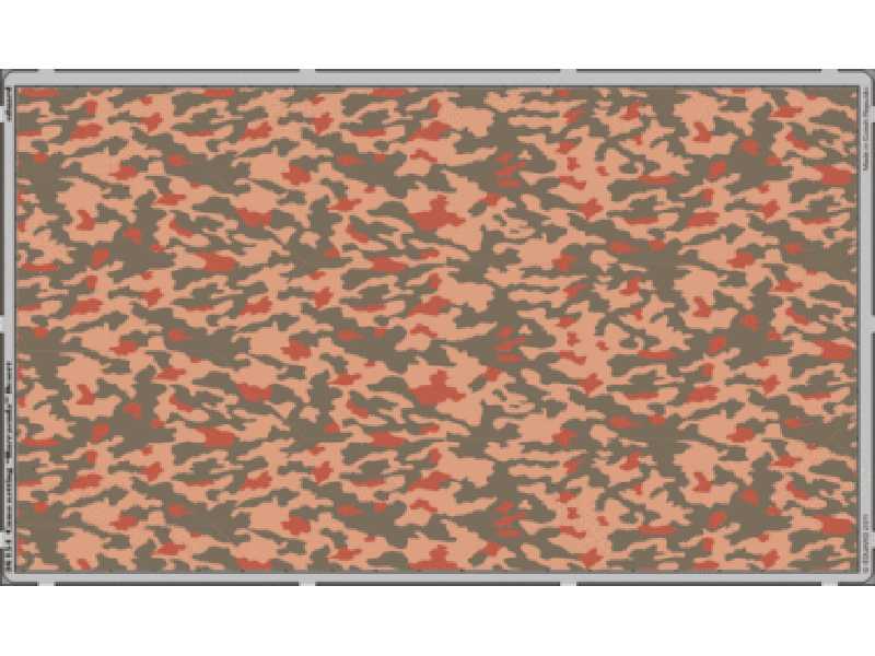 Camo netting Barracuda Desert 1/35 - blaszki - zdjęcie 1 Camo netting Barracuda Desert 1/35 - blaszki - zdjęcie 1