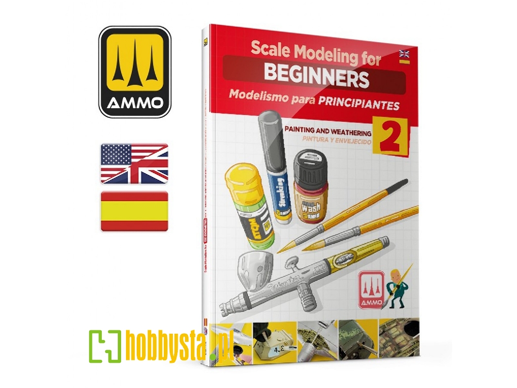 Scale Modeling For Beginners Vol. 2 - Paint & Weathering (English & Spanish) - zdjęcie 1 Scale Modeling For Beginners Vol. 2 - Paint & Weathering (English & Spanish) - zdjęcie 1