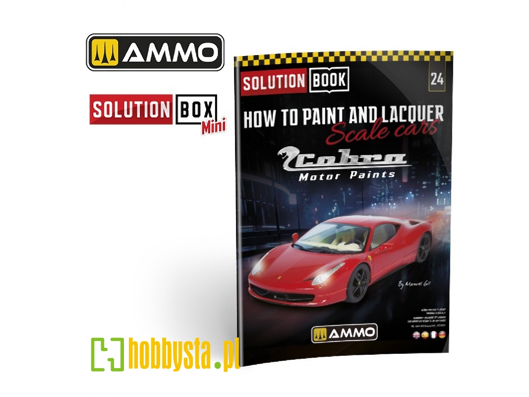 Solution Book 24 - How To Paint And Lacquer Scale Cars (English, Spanish, French, German) - zdjęcie 1 Solution Book 24 - How To Paint And Lacquer Scale Cars (English, Spanish, French, German) - zdjęcie 1