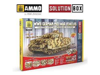 Solution Box 21 - Wwii German Mid-war Vehicles - Colors And Weathering System - zdjęcie 1