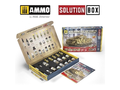 Solution Box 21 - Wwii German Mid-war Vehicles - Colors And Weathering System - zdjęcie 2