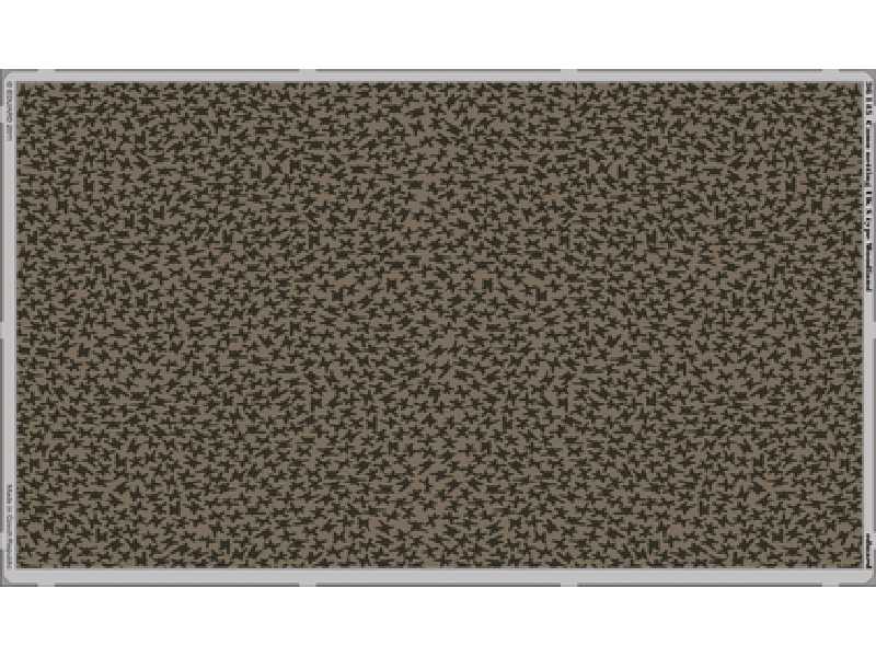 Camo netting UK S type Woodland 1/35 - blaszki - zdjęcie 1 Camo netting UK S type Woodland 1/35 - blaszki - zdjęcie 1